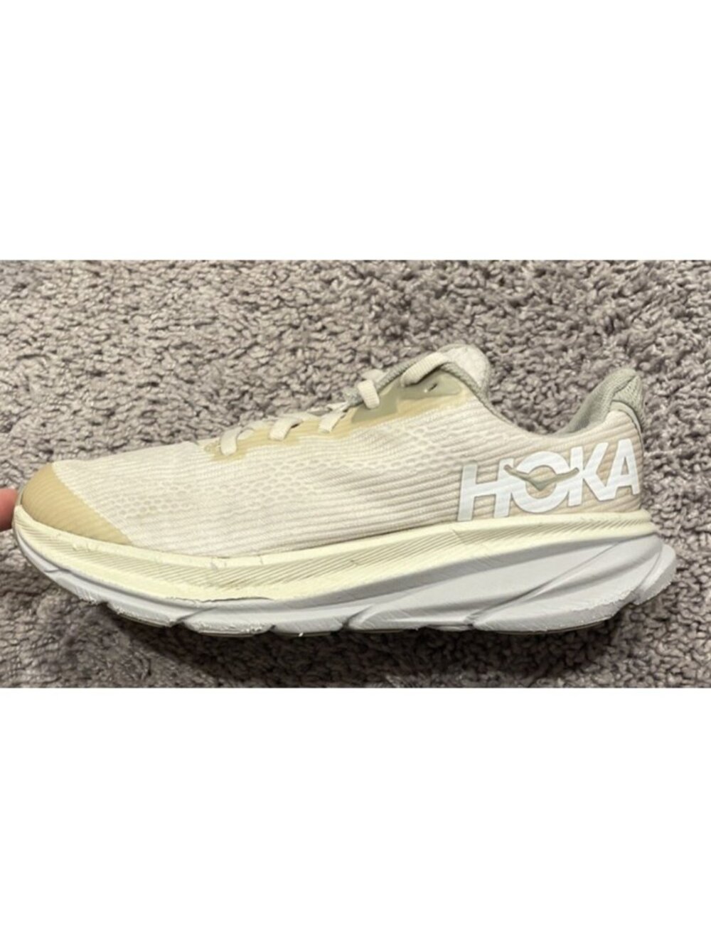 New Hoka Clifton 9 SZ 5 MD Youth Oat Milk Barley Vibrant 1131170 OKB